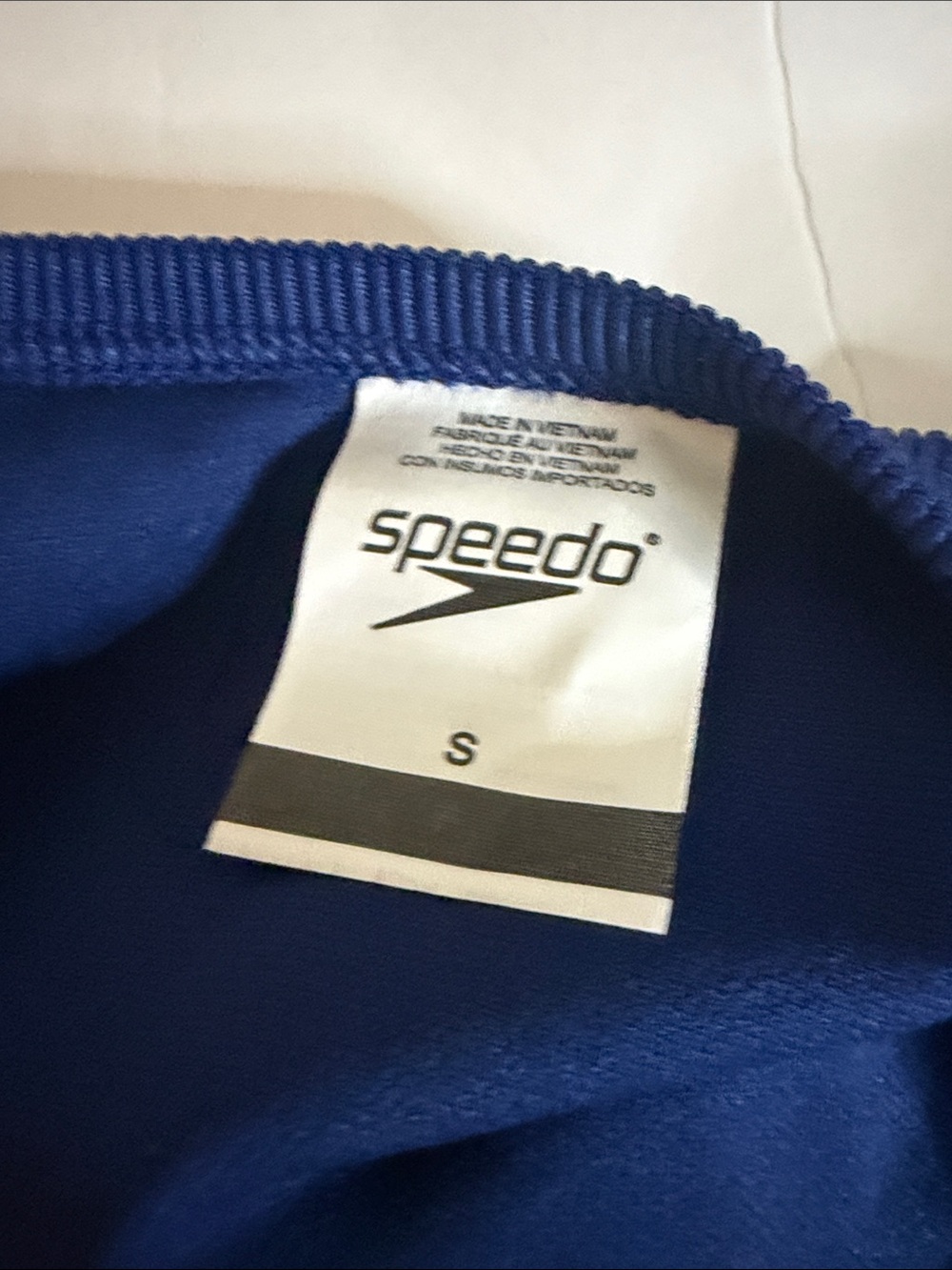 Speedo Blue Ribbed Two-Piece Swim Set - Picture 11 of 16